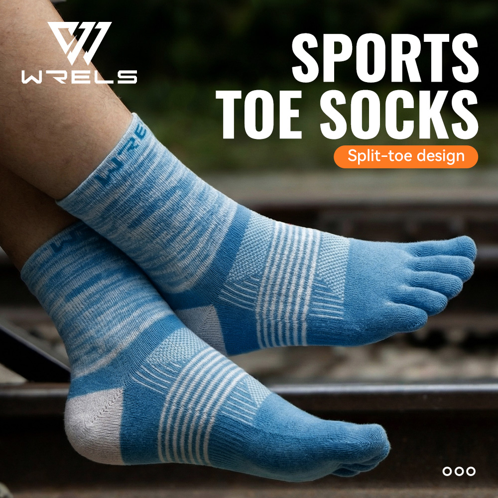 WRELS 1/2/3 Pair Five Finger S - Wool Hiking Sock 评论和价格