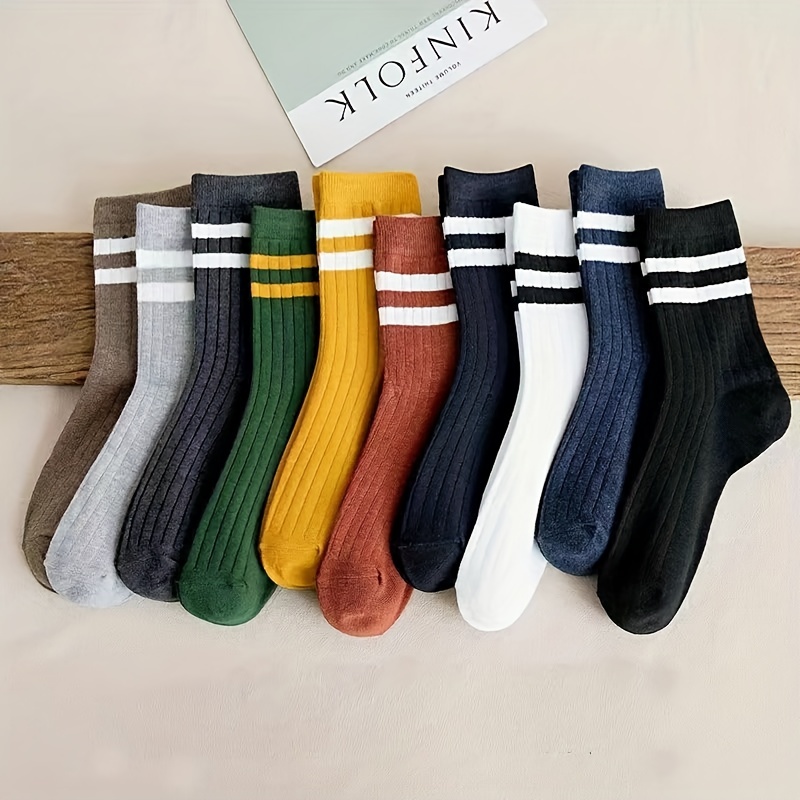 5-Pack Men's Novelty Socks – T - Cotton Crew Sock Pack 评论和价格