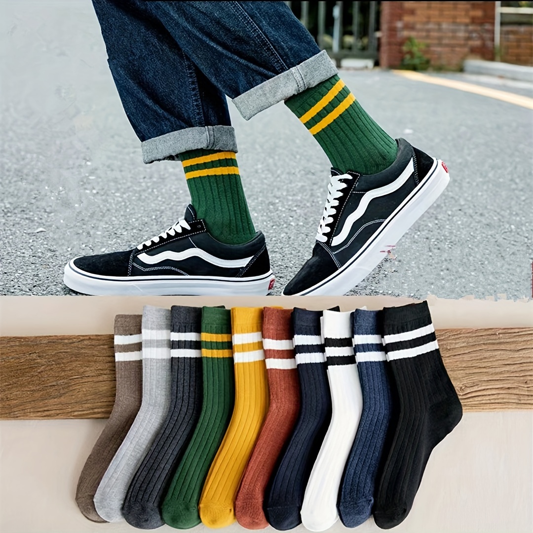 5-Pack Men's Novelty Socks – T - Cotton Crew Sock Pack 评论和价格