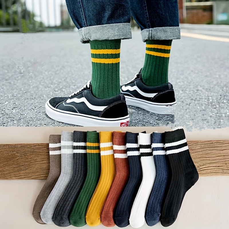5-Pack Men's Novelty Socks – T - Cotton Crew Sock Pack 评论和价格