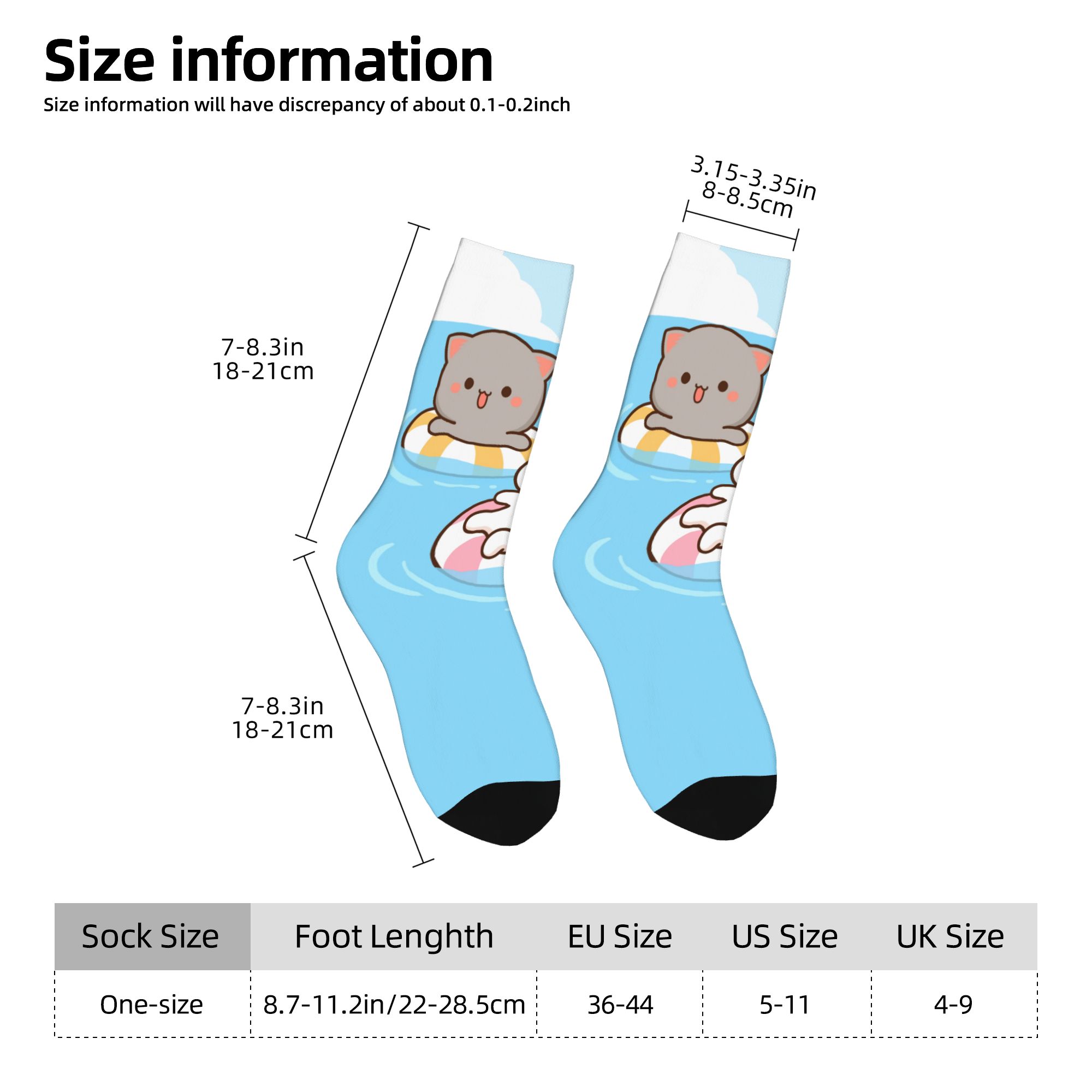 Custom Some Cute Gifs Of Mochi - Dress Sock Men 评论和价格