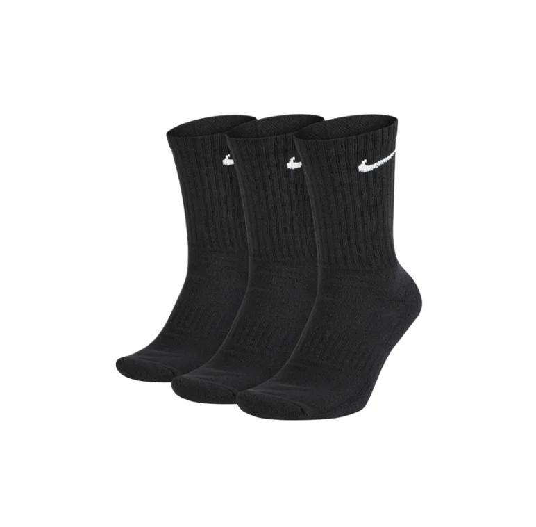 Nike 3 Packs Crew Socks Unisex - Cotton Crew Sock Pack 评论和价格
