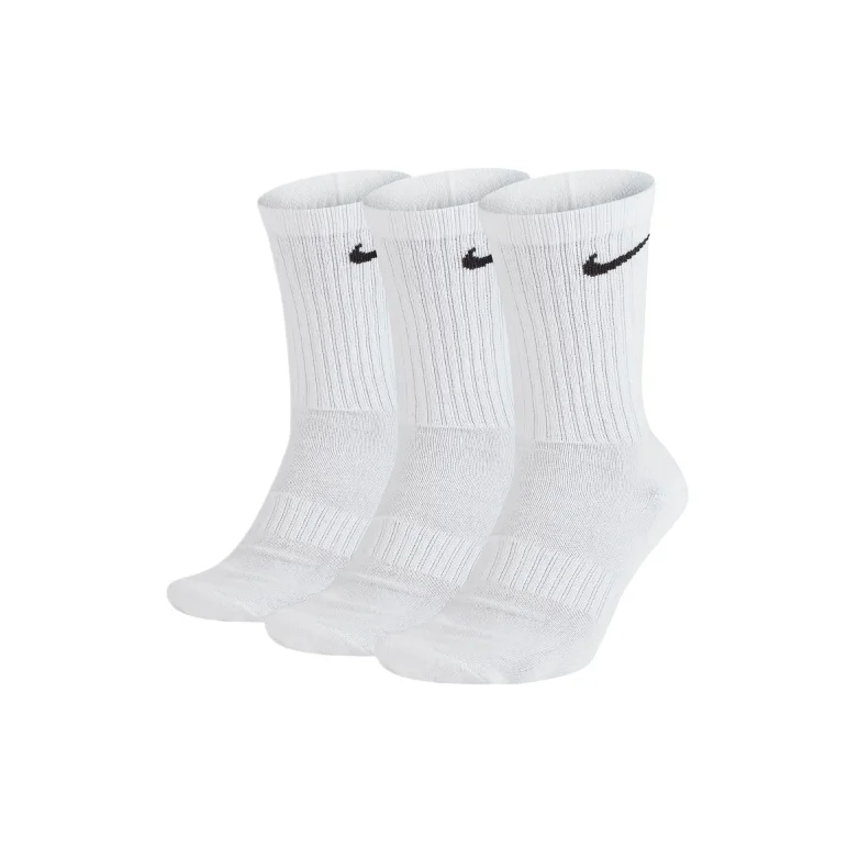 Nike 3 Packs Crew Socks Unisex - Cotton Crew Sock Pack 评论和价格